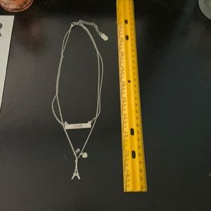 layered paris necklace